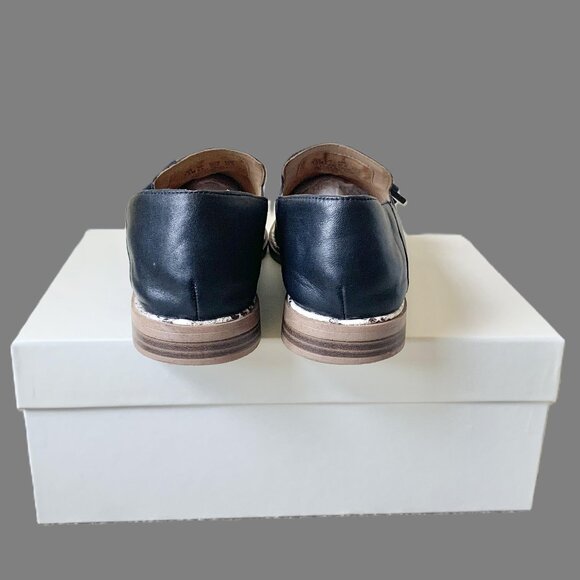 EUC Franco Sarto Hadden Leather Loafers, Black, Size 7.5 - Picture 9 of 12